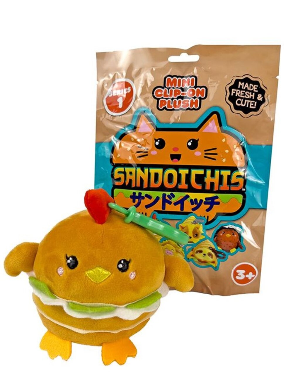 Sandoichis™ Mini Clip-On Plush Mystery Bag Assortment (1 Pack - Random